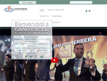 Tablet Screenshot of ganoexcel.com.co